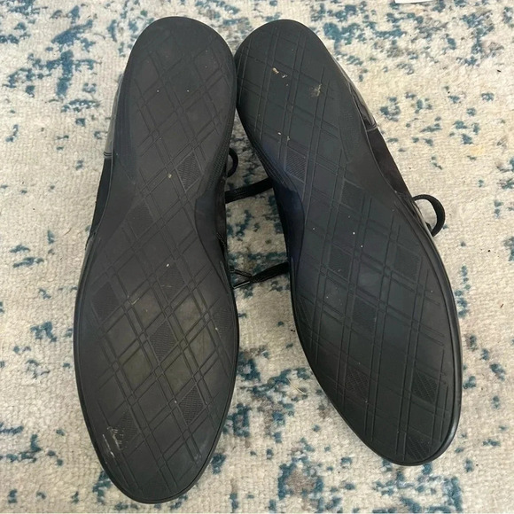 Black Leather dress sneakers hand made in Italy Cabzoleria Toscana size 40 1/2 main image 4